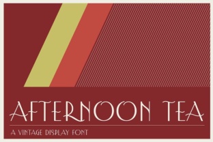 Afternoon Tea: A Charming Display Font for Web Design