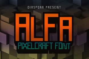 AlFa: A Unique Pixelcraft Font for Bold Web Design