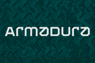 Armadura Family: A Geometric Display Typeface for Modern Web Design