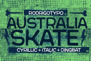 Australia Skate: A Bold Typeface for Impactful Campaigns