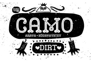 Bring Your Handmade Creations to Life with Camo Dirt Font