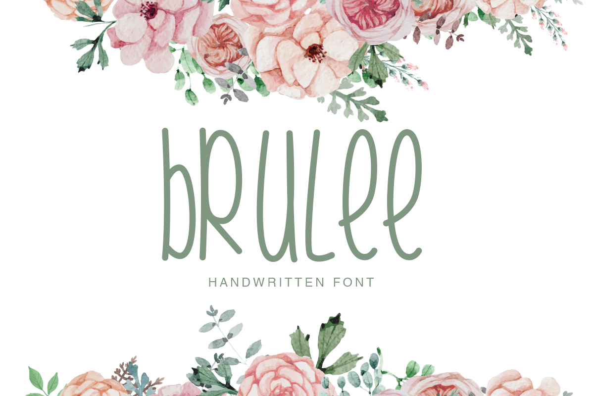 Brulee: A Versatile Font Duo for Creative Branding