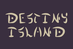 Destiny Island: A Playful Font for Eye-Catching Campaigns