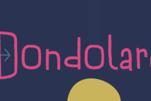 Discover Dondolare: A Charming Hand-Drawn Font for Editorial Design