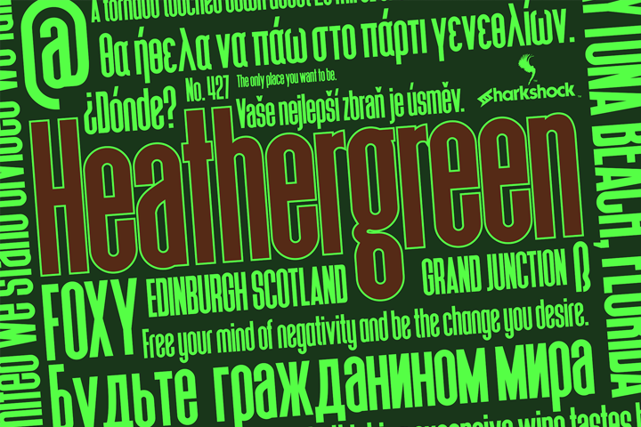 Discovering Heathergreen: A Versatile Sans Serif for Editorial Design