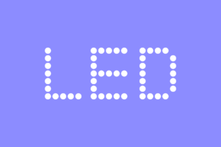 Enhance Your Brand with Led Family: A Dotted Display Typeface