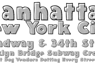Enhance Your Campaigns with Deco Hatched Font