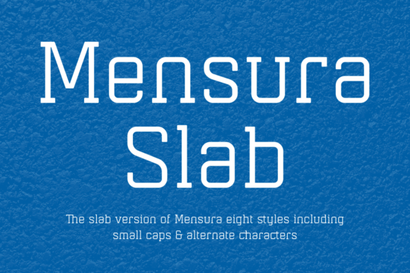 Enhance Your Editorial Design with Mensura Slab Family