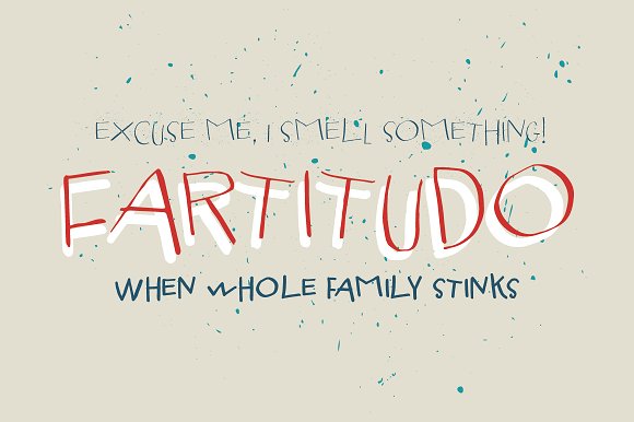 Fartitudo: A Provocative and Bouncy Display Font for Modern Web Design