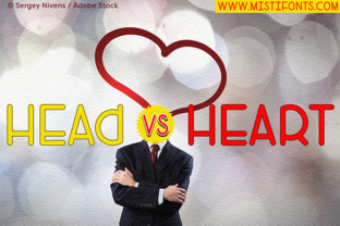 Head Versus Heart: A Bold Font for Impactful Design