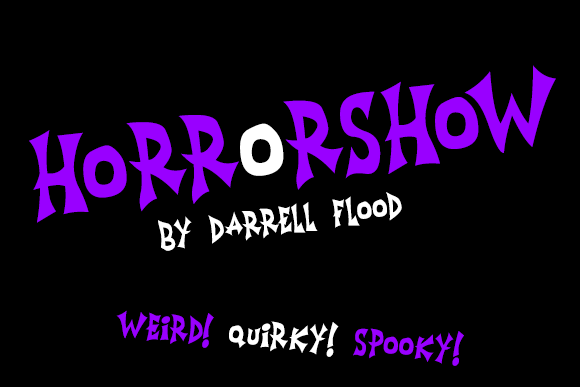 Horrorshow: A Spooky and Fun Font for Crafters
