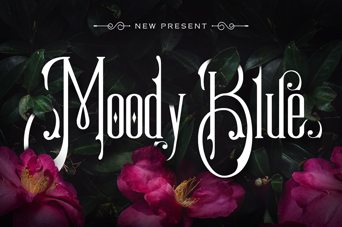 Moody Blue: A Font for Eye-Catching Campaigns