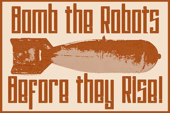 Psychotic Robots: A Unique Font for Bold Branding