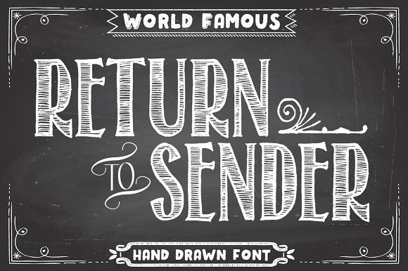 Return to Sender: A Playful Display Font for Editorial Charm