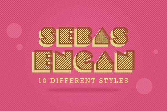 Sebasengan: A Versatile Font for Editorial Design